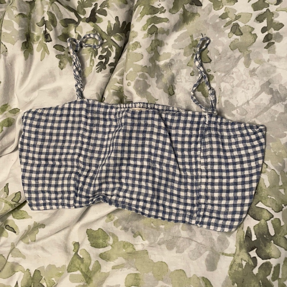 Gingham Crop Top